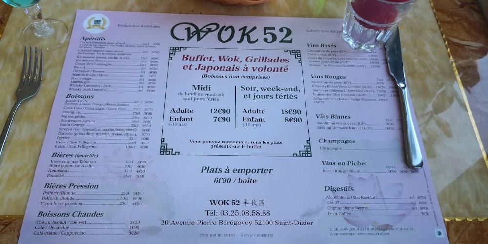 WOK 52 SAINT-DIZIER - Menu Image 4